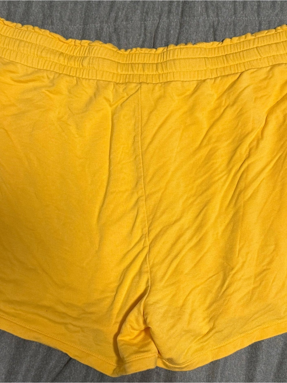 Daily Ritual Yellow Drawstring Lounge Shorts XL - Picture 2 of 4